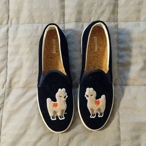 Soludos Velvet Llama Sneaker